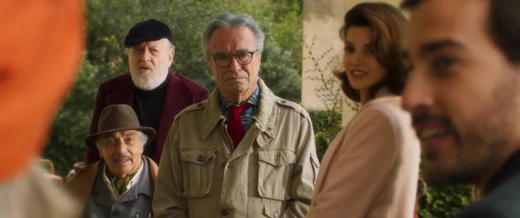 （左起）廢柴老公、陰毒編劇、狠辣導演三位老友記合力對付無良地產商