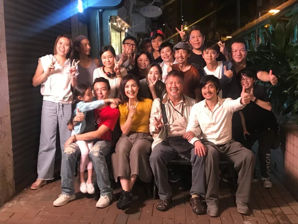 顧定軒表示很榮幸與一眾前輩合作,拍攝時也有點壓力。