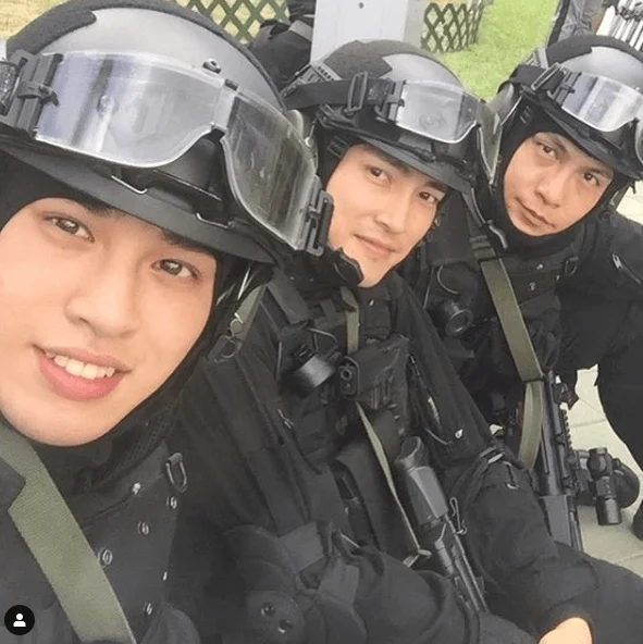 劇集《飛虎》飾演飛虎隊員,有不少動作場面。