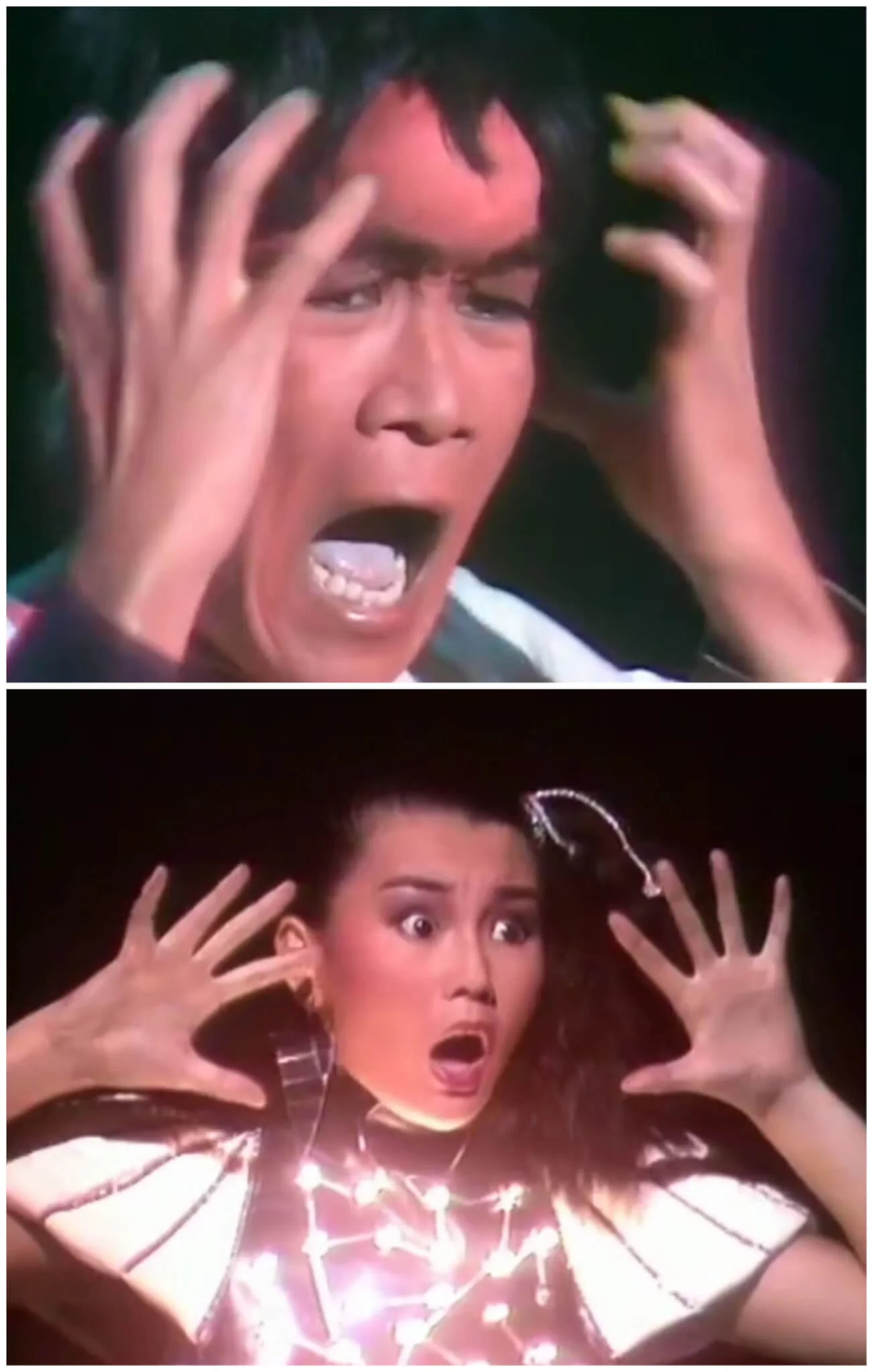 Danny樣貌突變的一幕，Maggie要表現驚慌，觀眾看到官仔骨骨的他變成如斯模樣，也同樣嚇了一大跳。