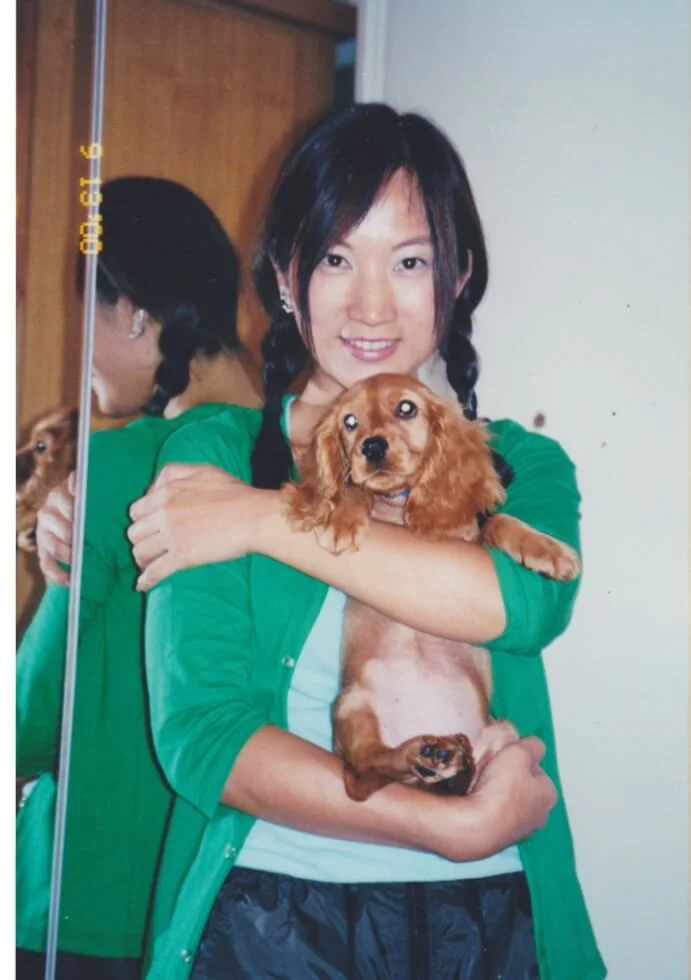 𡃁妹三個月時發現有狗瘟,很艱辛才痊癒,最終十七歲才離開。