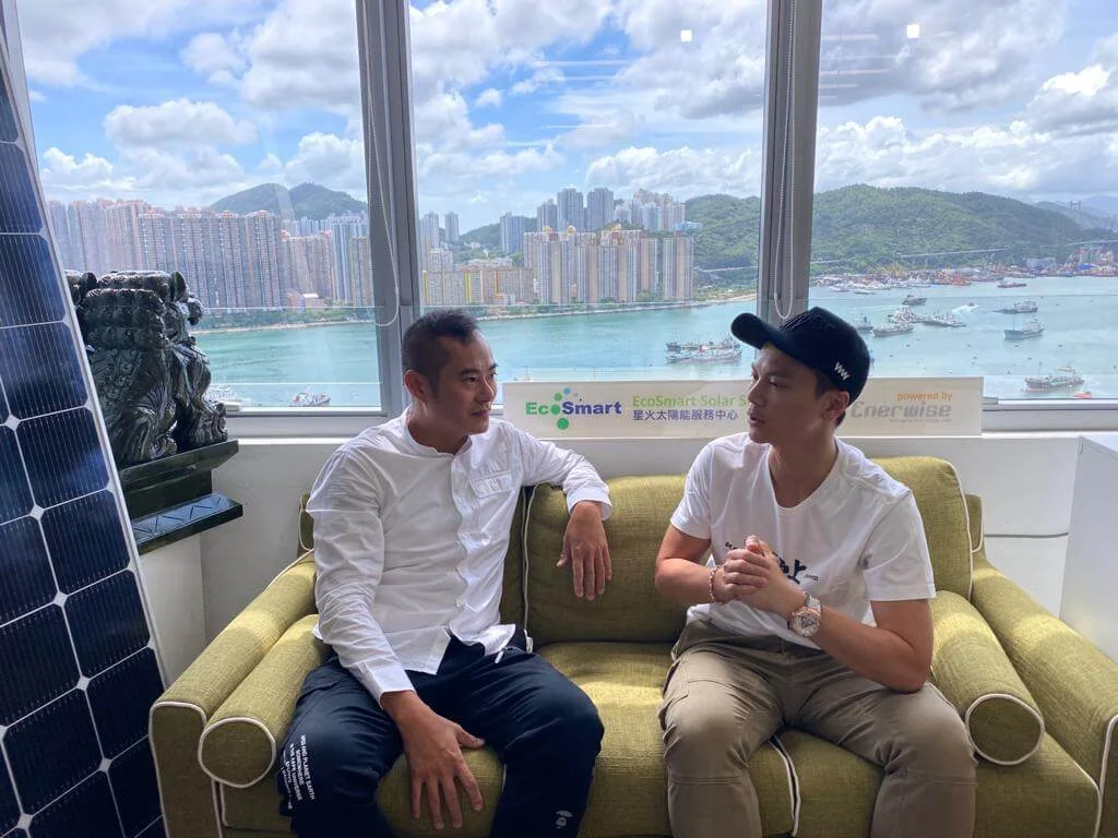 莫家淦早前以日薪九百元搬太陽能板,報道出街後公司老闆朋友更邀請他拍片宣傳,他坦言原本只是客串搬貨三天,沒想到有意外收穫。