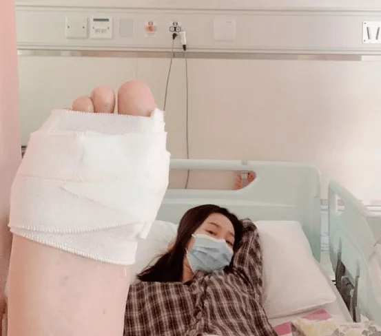 吳嘉儀早前發生家居意外，入院縫了六針。