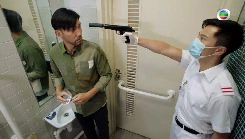 莫家淦在《解決師》演龍頭喬先生的頭馬,劇中行刺張康,不過慘死收場。