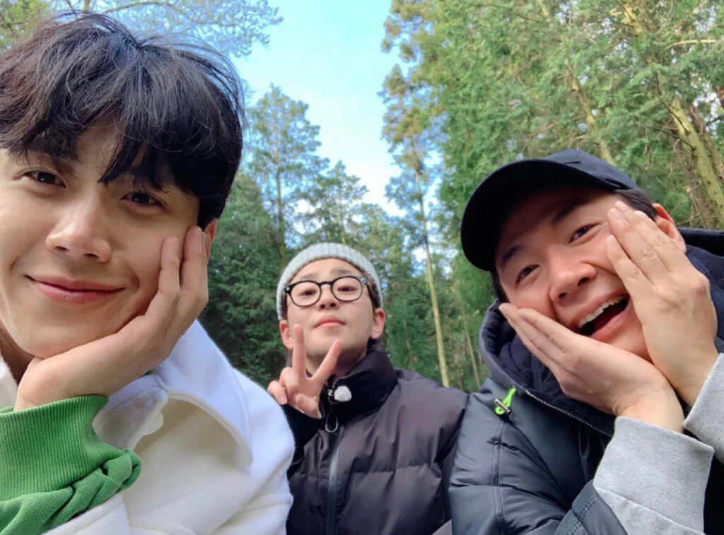 金宣虎與延政勳(右)因拍《兩天一夜》而成好友。