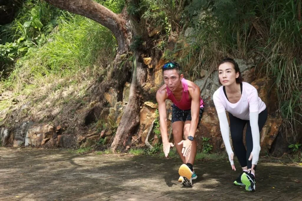 蘇教練的鼓勵令美儀愈跑愈有興趣，不時推動身邊好友一齊長跑。