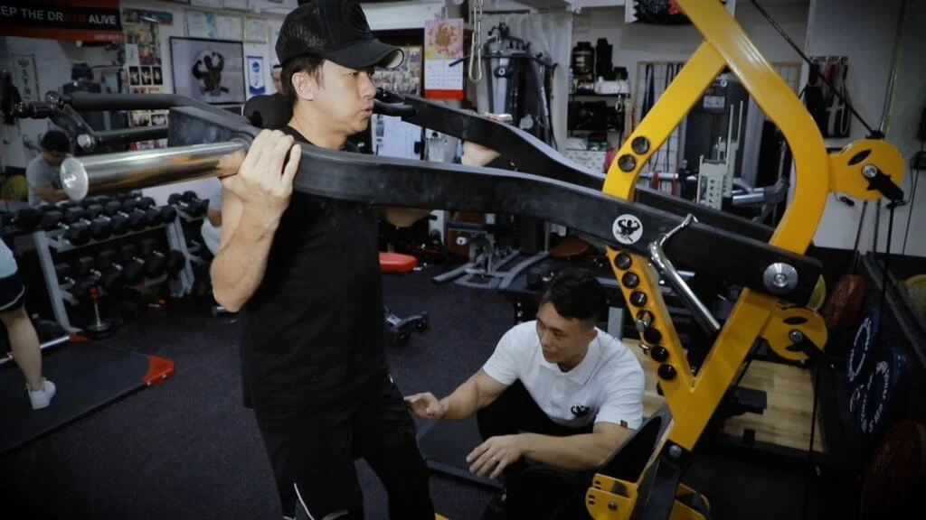 林子博在拍攝期間要改變飲食習慣,亦有教練督促他做運動,他坦言首兩星期是感到非常辛苦。