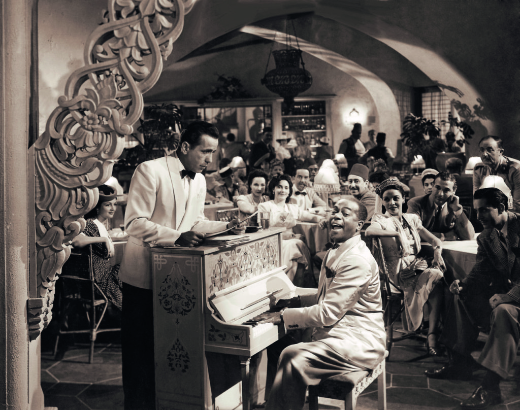 humphrey bogart & dooley wilson - casablanca 1943