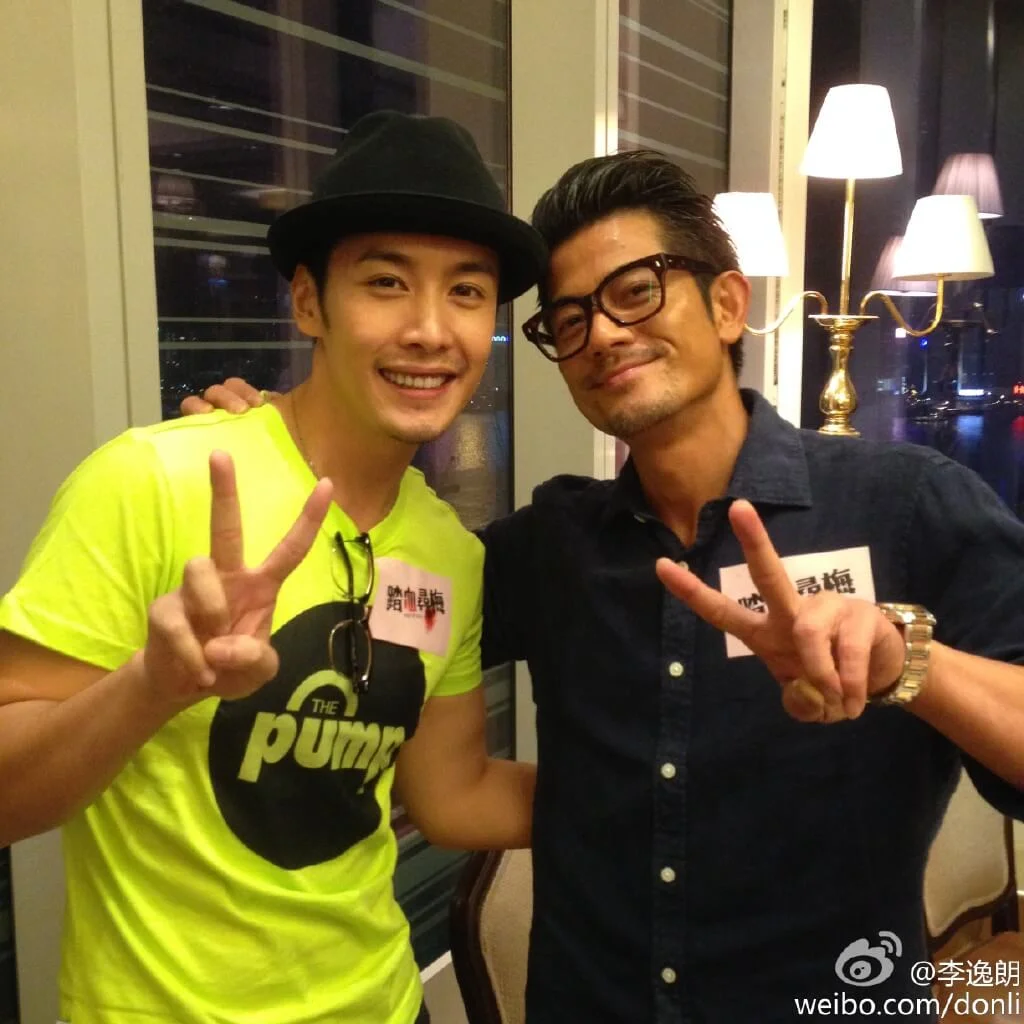 李日朗和郭富城數年前在電影《踏血尋梅》中合作