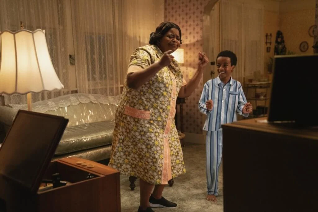 奧緹華與童星澤西卡蒧布魯演繹的一段婆孫感情,窩心感人。