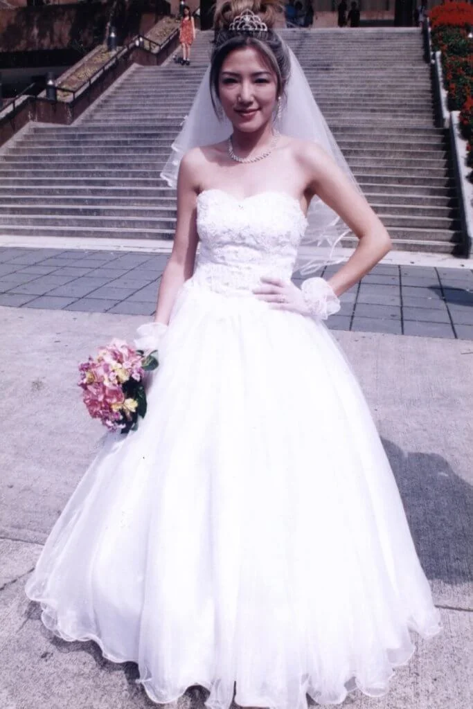 關寶慧演戲穿過婚紗,現實中現在仍是單身。