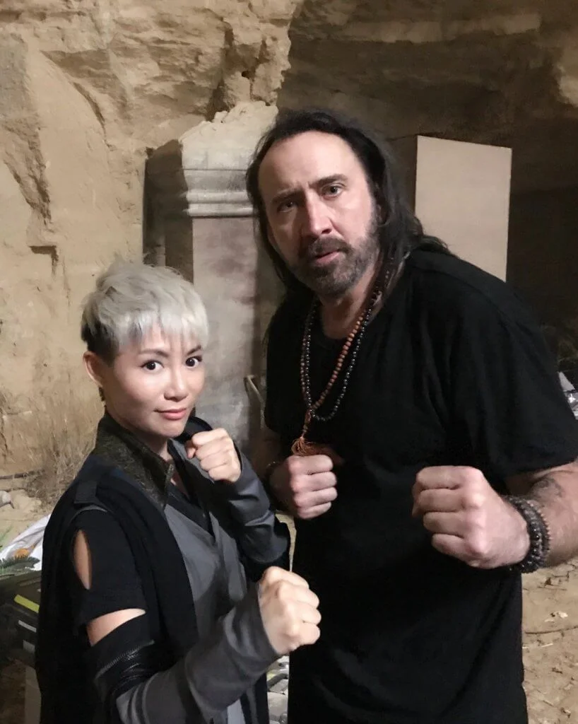 陳鈺芸有機會和偶像尼古拉斯基治合作,非常興奮。