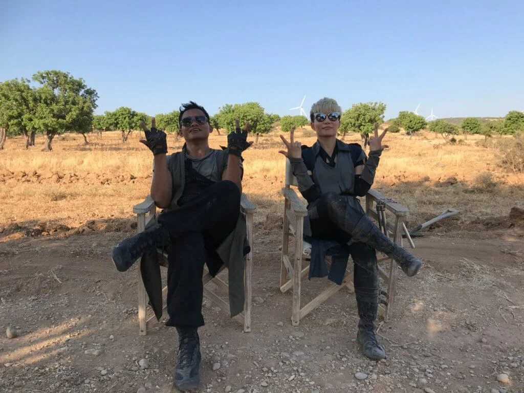 陳鈺芸與泰國著名動作演員Tony Jaa,在荷李活簽同一間經理人公司。