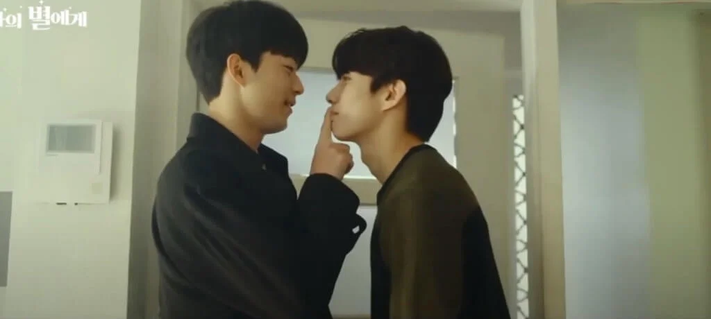 孫宇賢跟金江珉卸下包袱，全力投入《To my star》演出，二人的親密動作激活了hehe情。