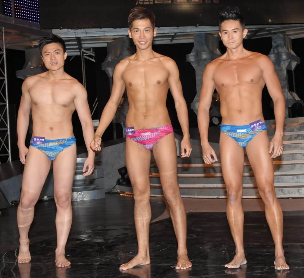 黃建東減肥三十磅參加香港先生，在台上穿泳褲難不倒他。