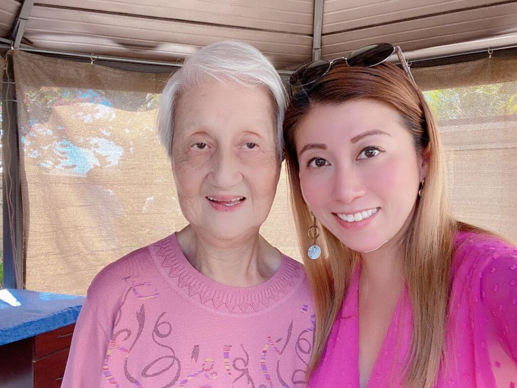 九十歲的婆婆在洛杉磯定居，劉晨芝已千叮萬囑婆婆切勿外出。