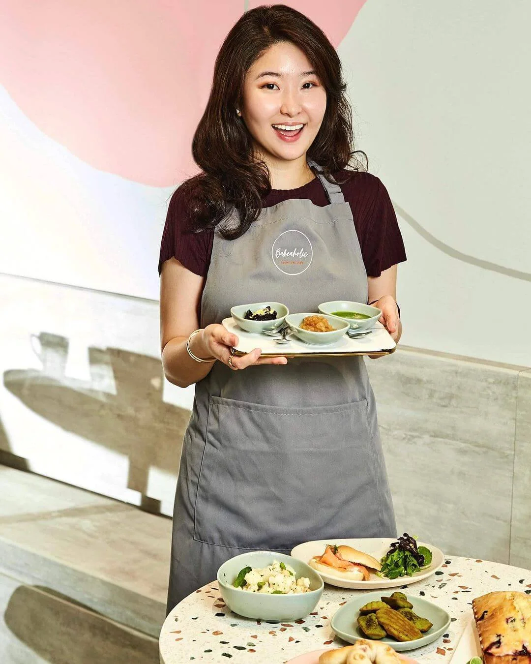 許惠菁開設餅店「Bakeaholic」，時常在IＧ分享新作品。