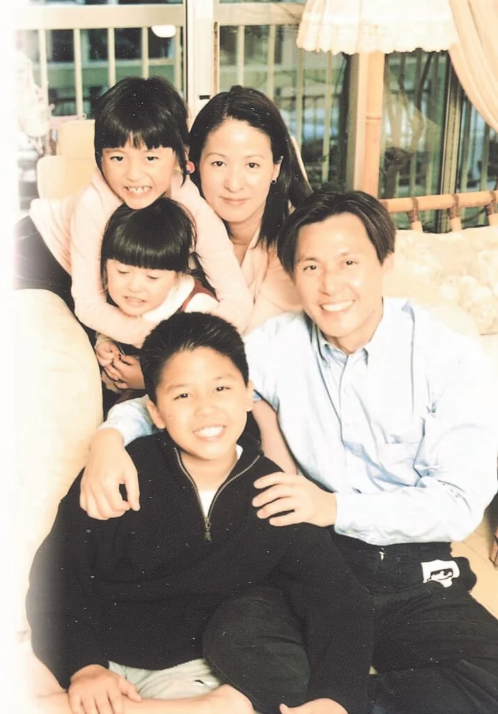 張國強和太太及三個子女曾移民加拿大,十多年前回流。