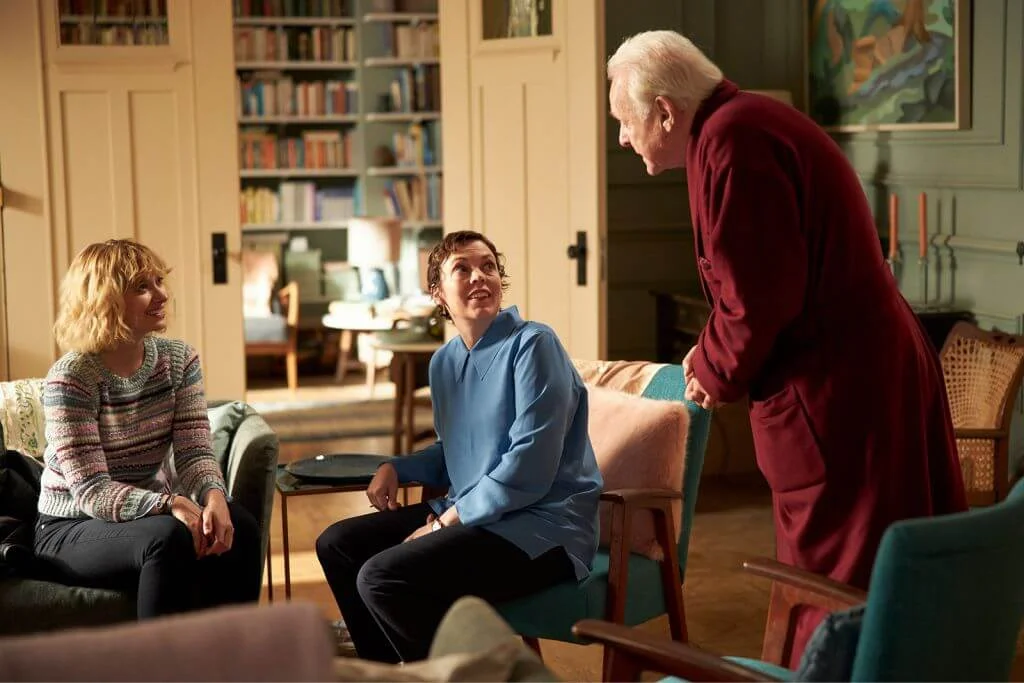 安東尼分不清面前的兩位女性是自己的女兒還是看護