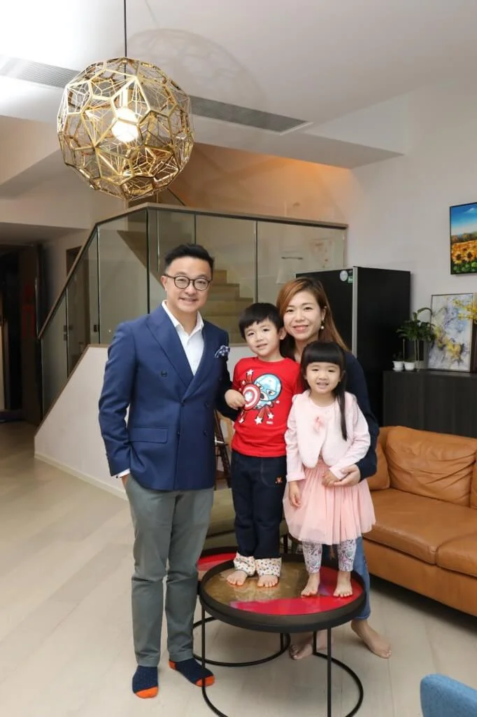 王傲山視太太Janny和兩個孩子為人生最重要的支柱