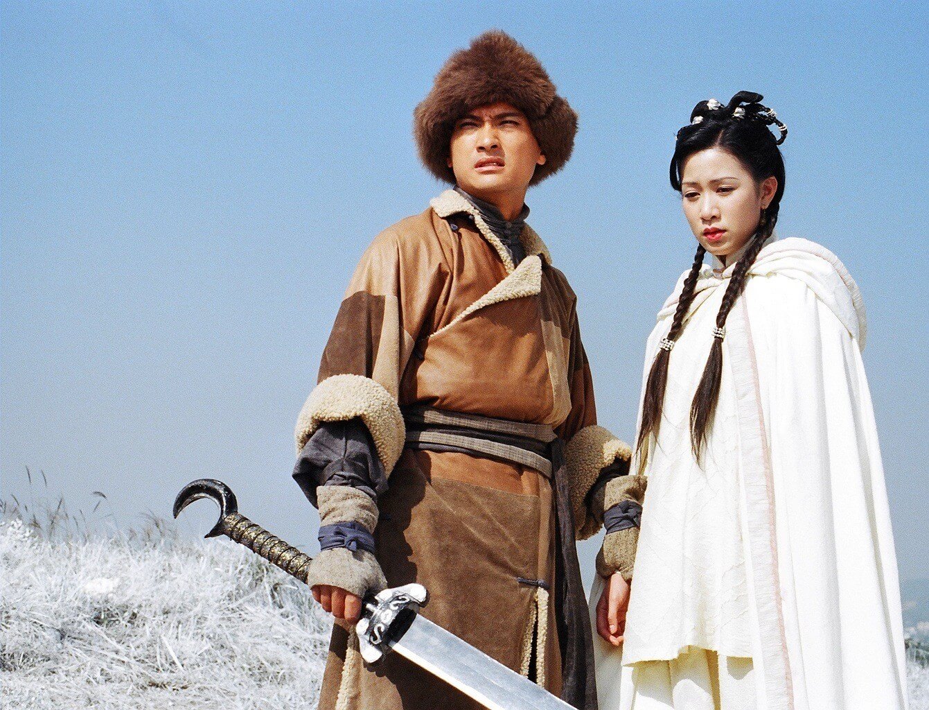 1999年版本的《雪山飛狐》由佘詩曼及陳錦鴻主演