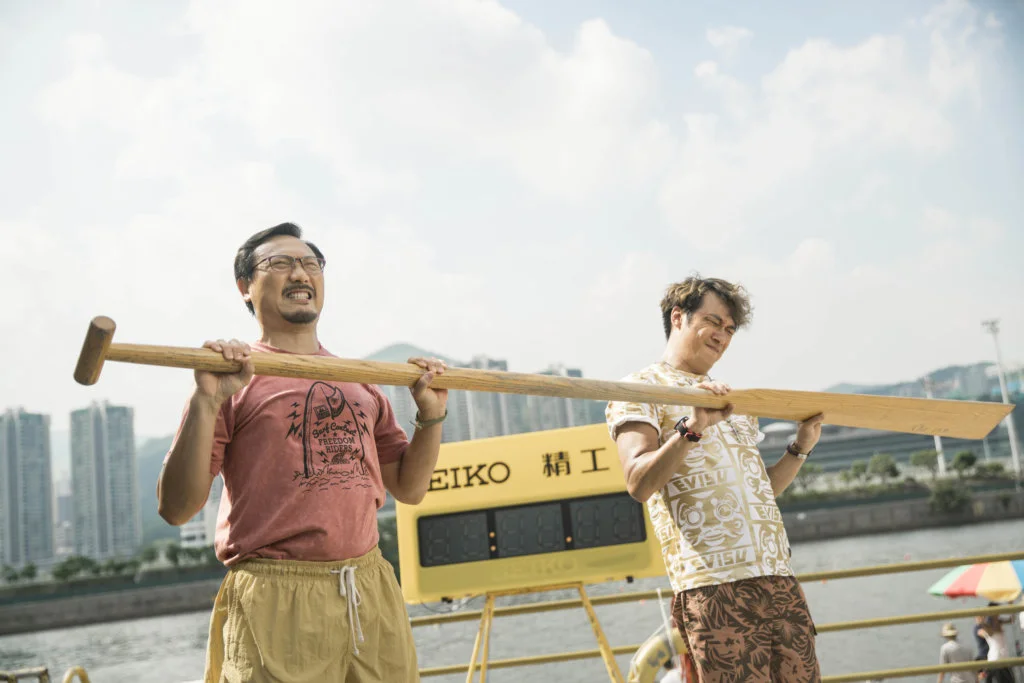 潘燦良在電影《逆流大叔》扒龍舟,入圍香港電影金像獎最佳男配角。