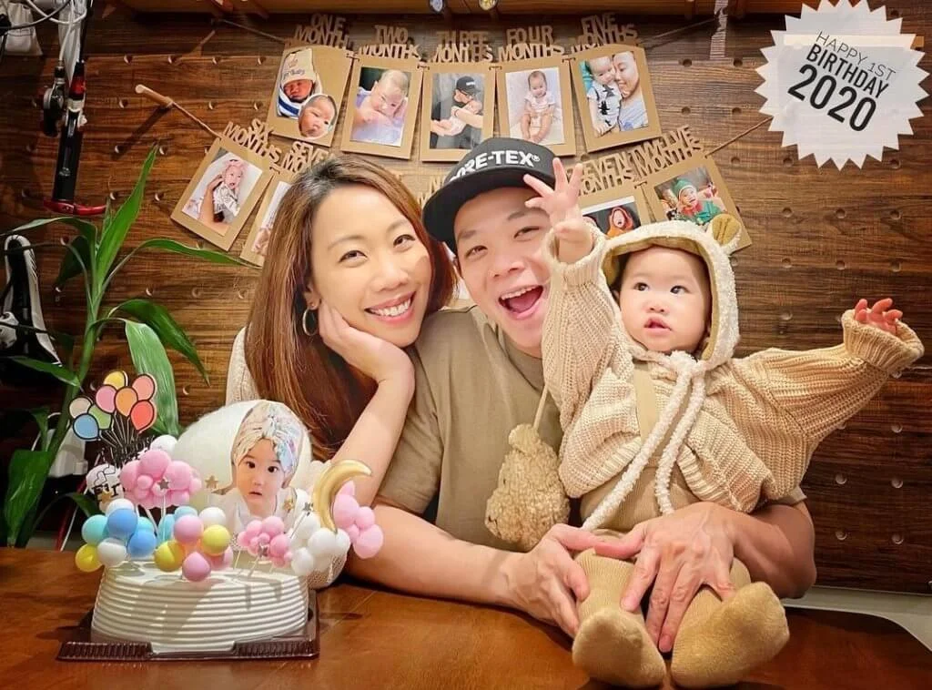 「小乖乖」出世後,子善更加愛惜太太,經常出post讚美她。