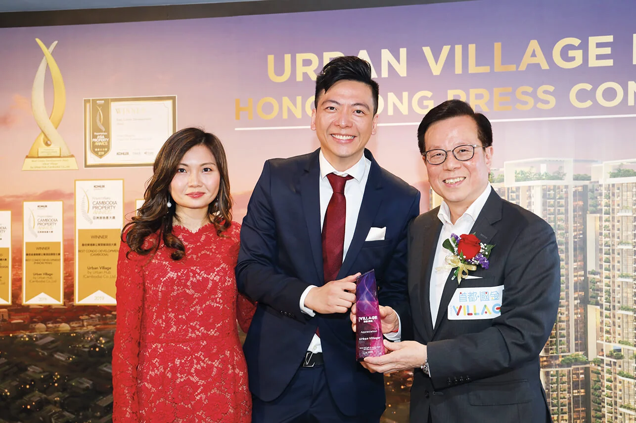 陳永陸親臨「Urban Village 首都•國金」說明會，分享對柬埔寨的投資心得。