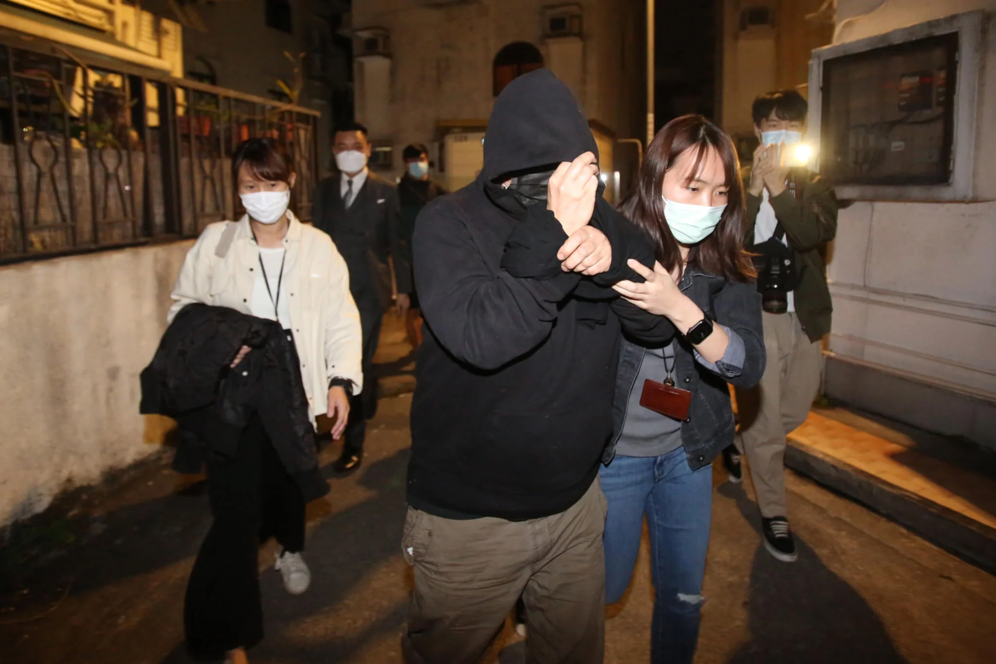 吳耀漢女兒涉大麻案被捕（明報圖片）