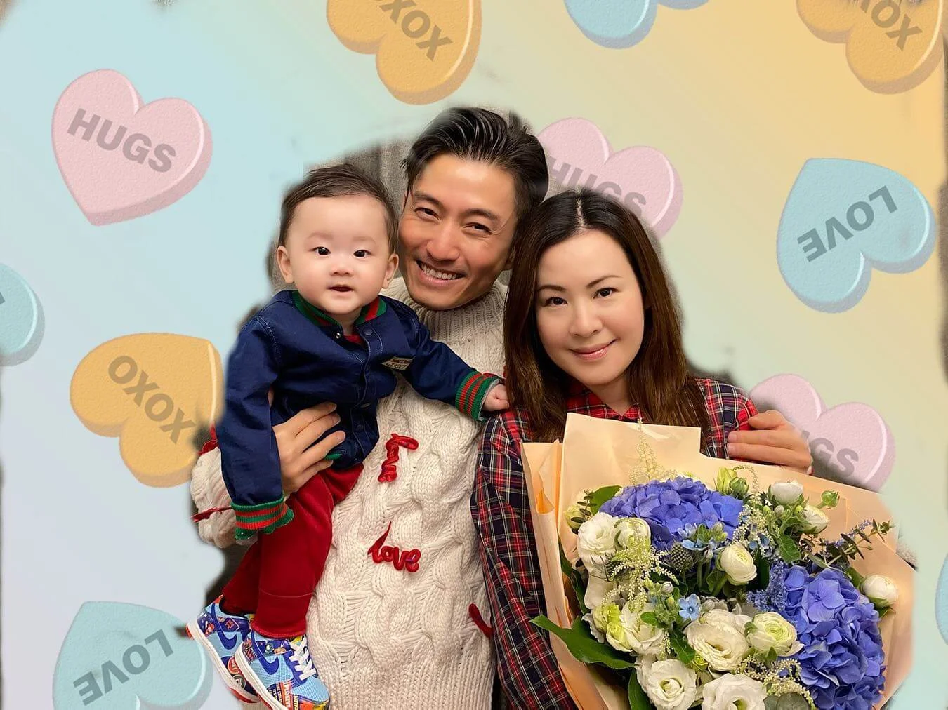 情人節要搞心思，借囝囝名義送花給太太