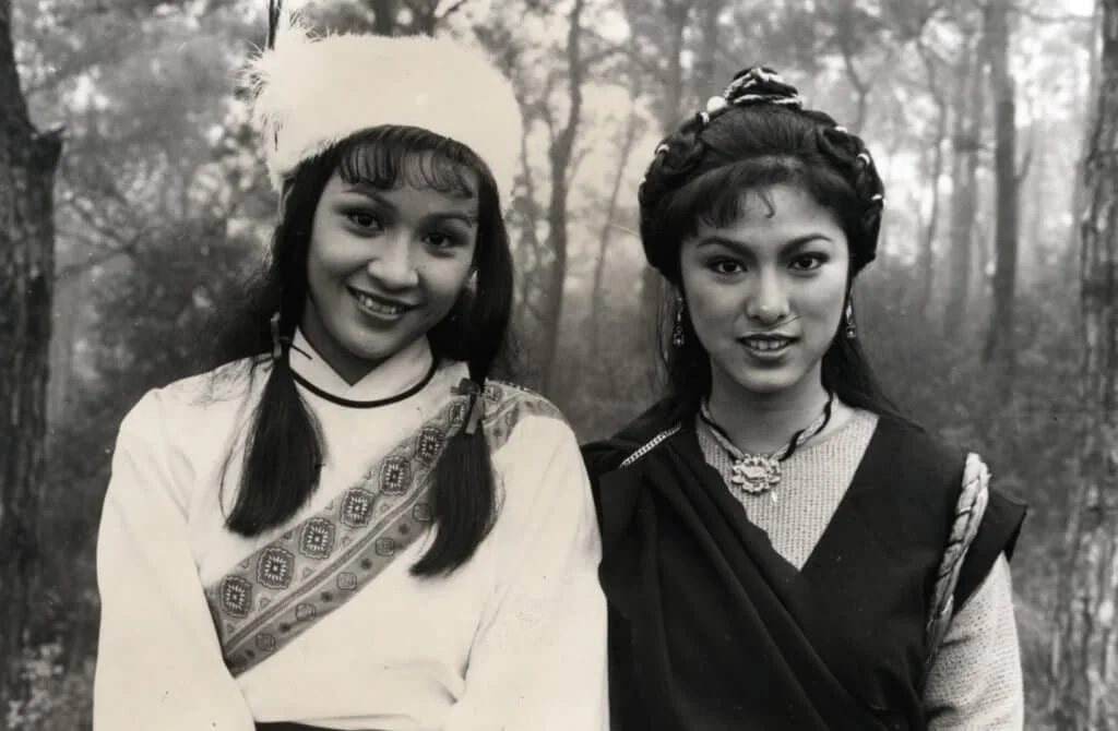 余安安和米雪同為麗的電視當家花旦