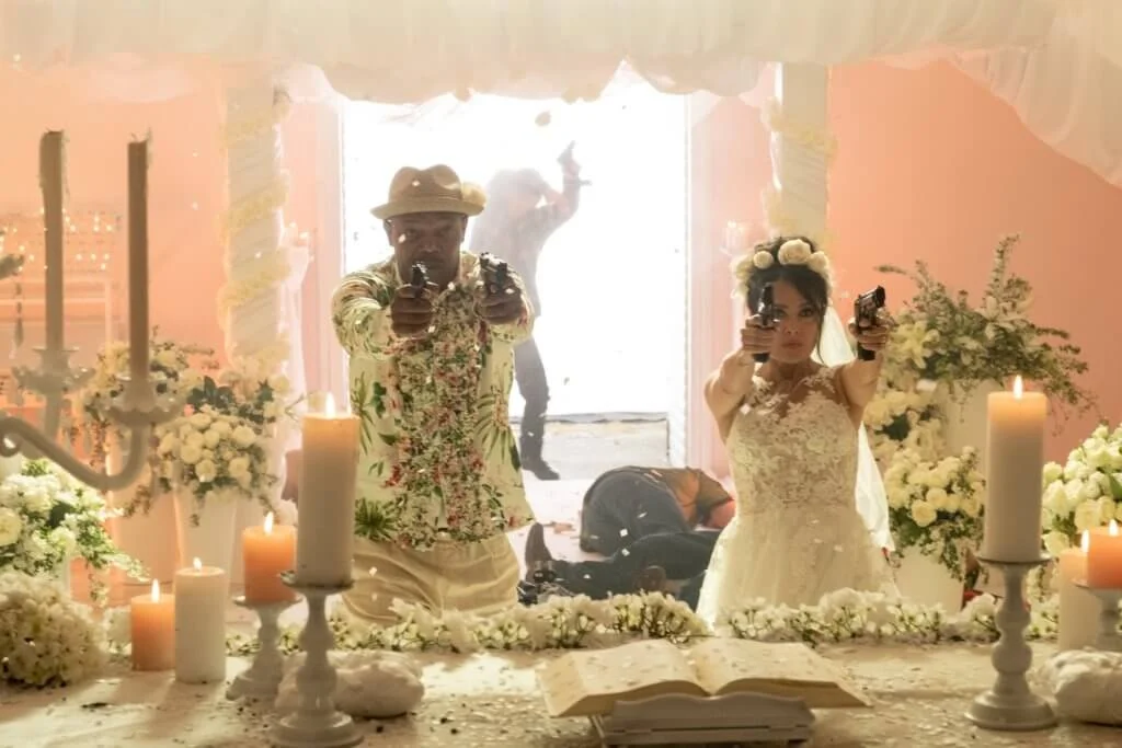 森姆及莎瑪扮演的夫妻更合拍搶鏡