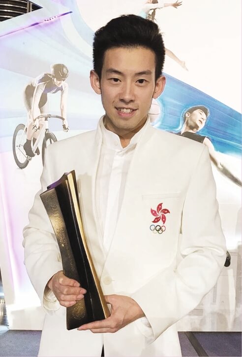 黃鎮廷去年獲「香港傑出運動員」獎