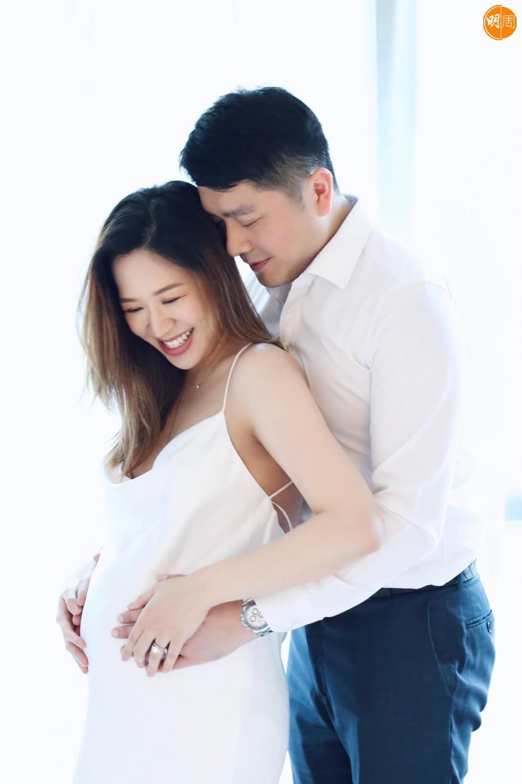 岑杏賢Jennifer 婚後與老公努力造人，五月宣布懷孕，預產期九月中。