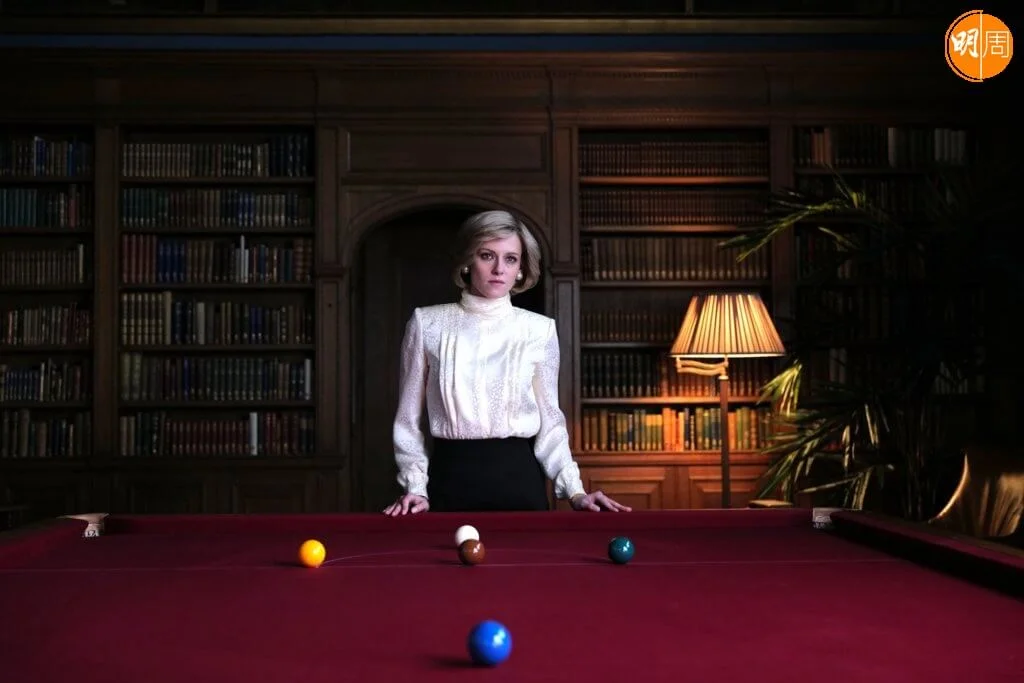 姬絲汀史釗域在《史賓沙》扮演戴妃,演技昇華,被視為明年金像影后熱門。