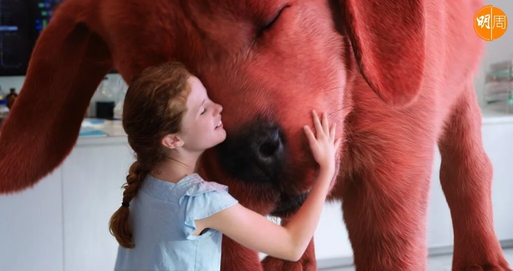 《赤BIG靈靈狗》由童書系列《超級紅卜卜》改編而成，首次以真人混合電腦動畫搬上大銀幕。