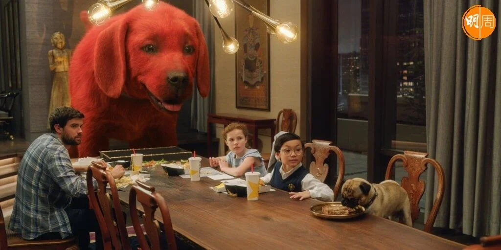 女主角聯同舅父及同班最要好的富家子同學與巨犬奇利福於紐約展開連串驚險冒險。