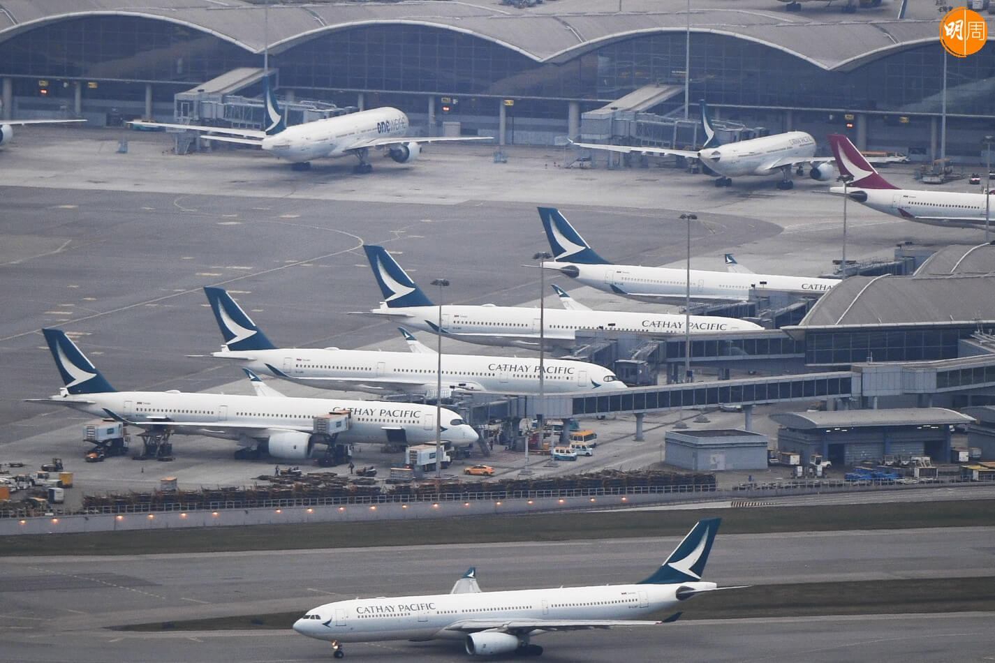 政府禁止多國民航航班抵港，嚴防外來輸入。