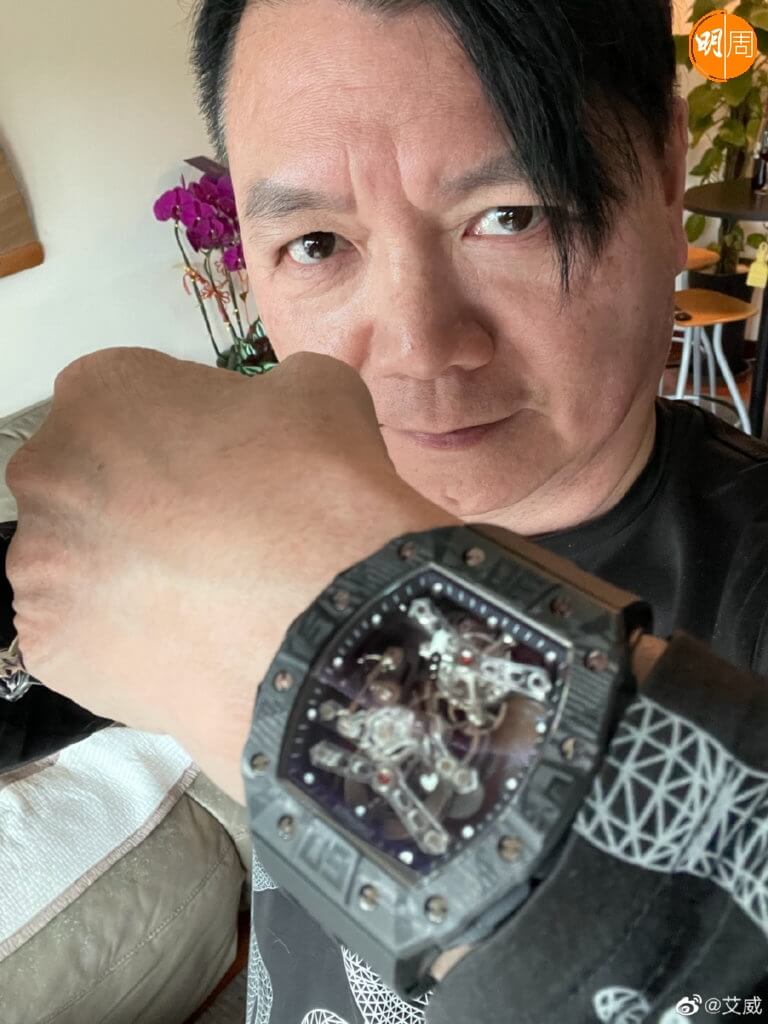 艾威二月生日，前妻Lisa送上手錶作禮物。