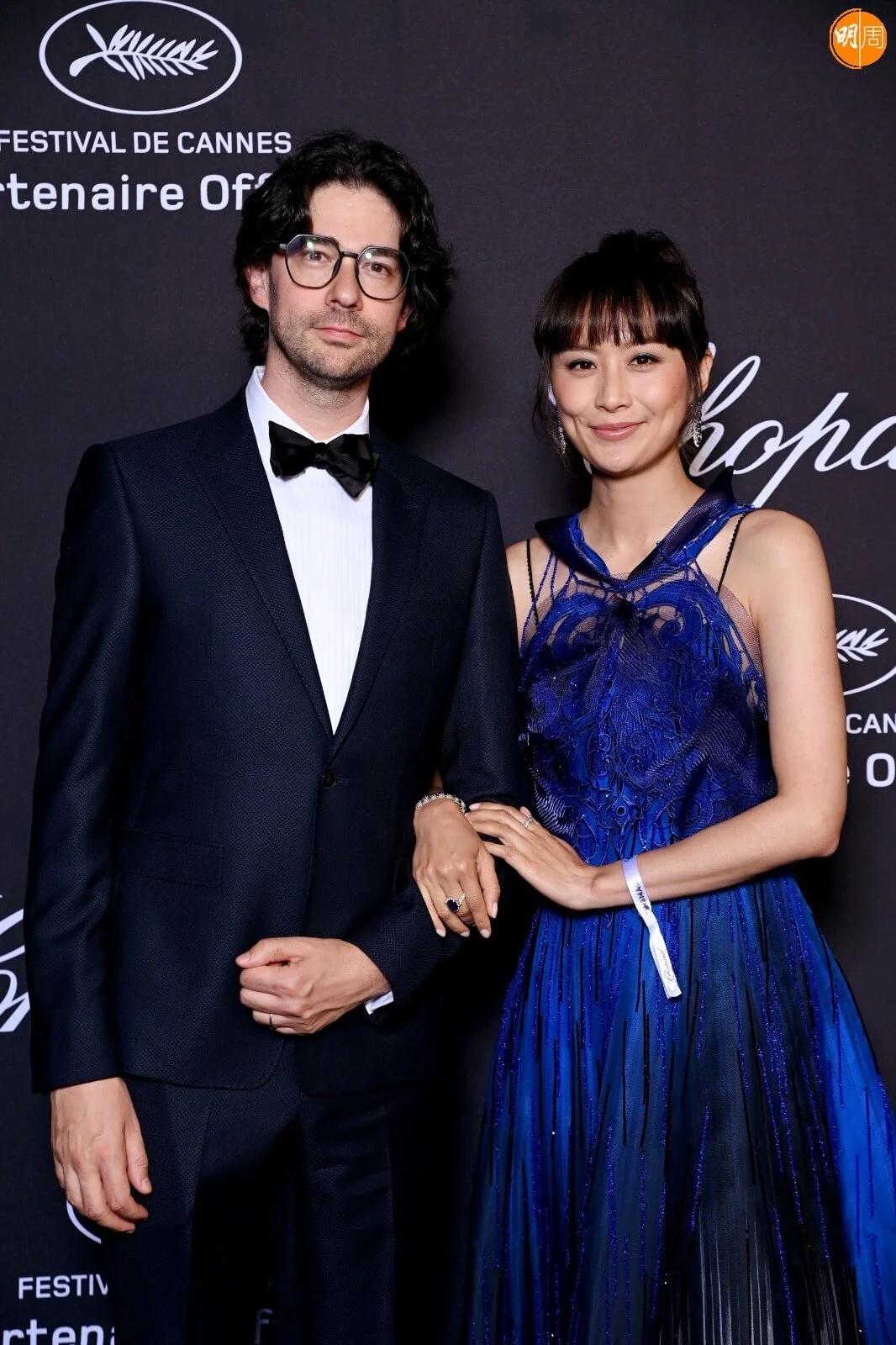 陳法拉首次踏足康城影展,仲有法籍老公陪伴,好開心興奮。