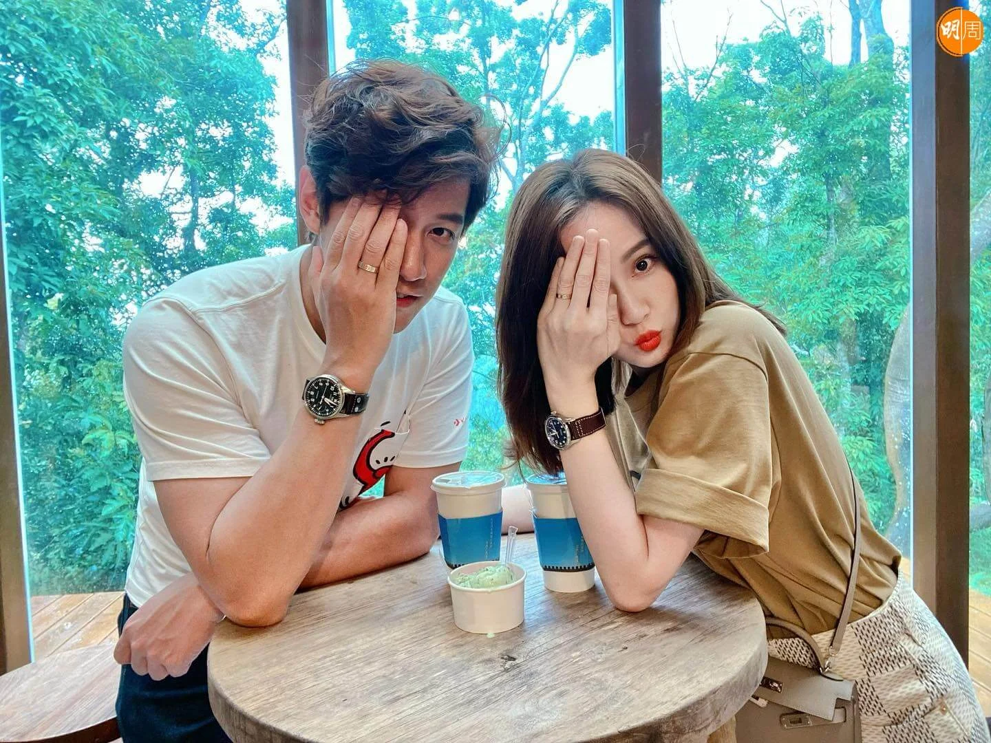 陳喬恩以「前男友」稱呼老公。