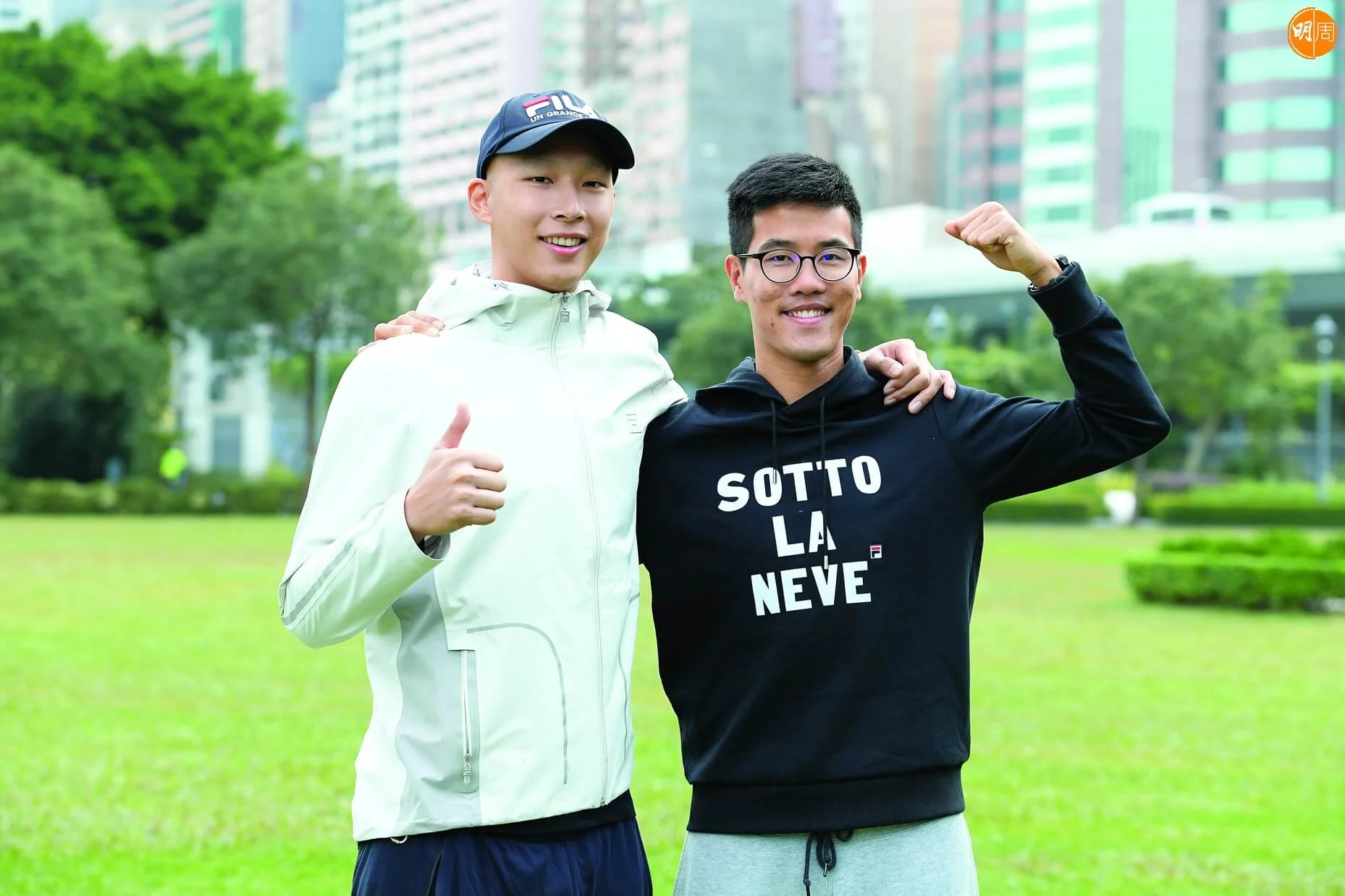 劉梓浩與好拍檔王沛林被譽為「沙排孖寶」