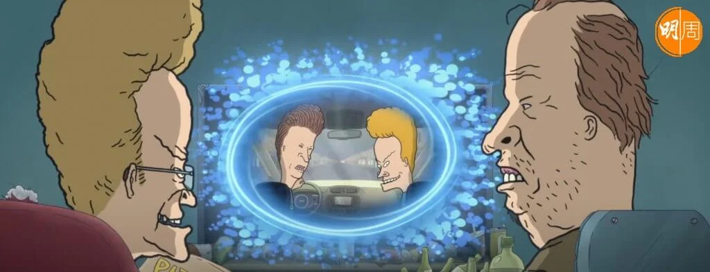 兩位主角遇到年老的自己