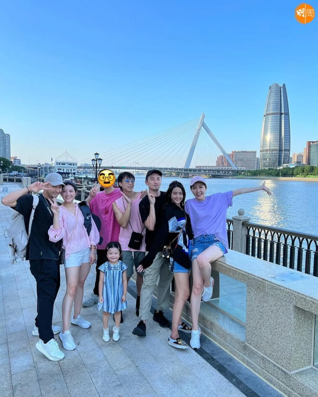 吳若希抵埗後就同團隊遊寧波。