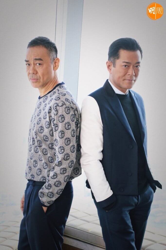 古天樂與劉青雲最近頻為香港首部科幻片《明日戰記》宣傳。