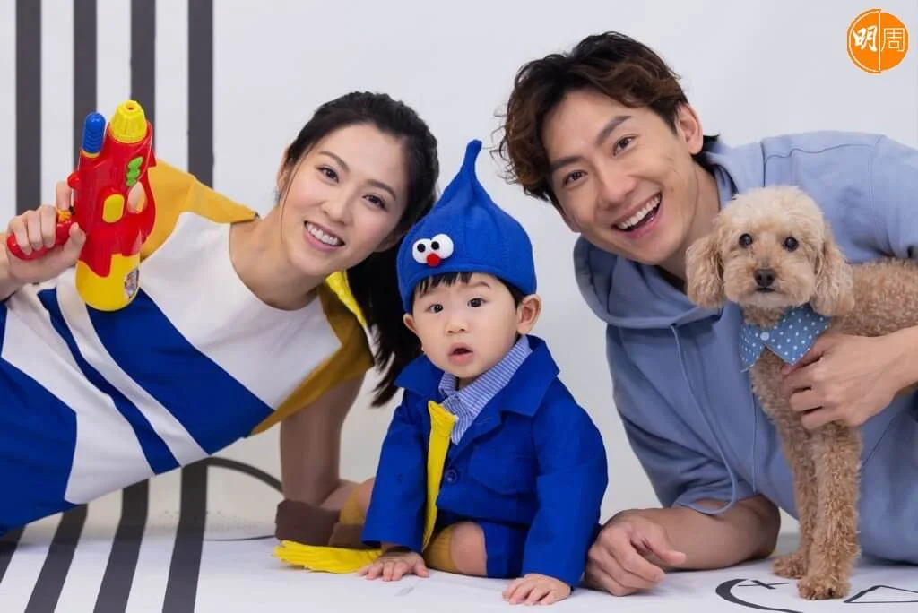 與太太關宛珊婚後育有一歲囝囝Preemo,一家樂也融融。