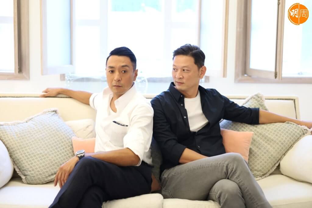 導演吳炫輝首次執導科幻片《明日戰記》，與演員姜皓文一同接受訪問。
