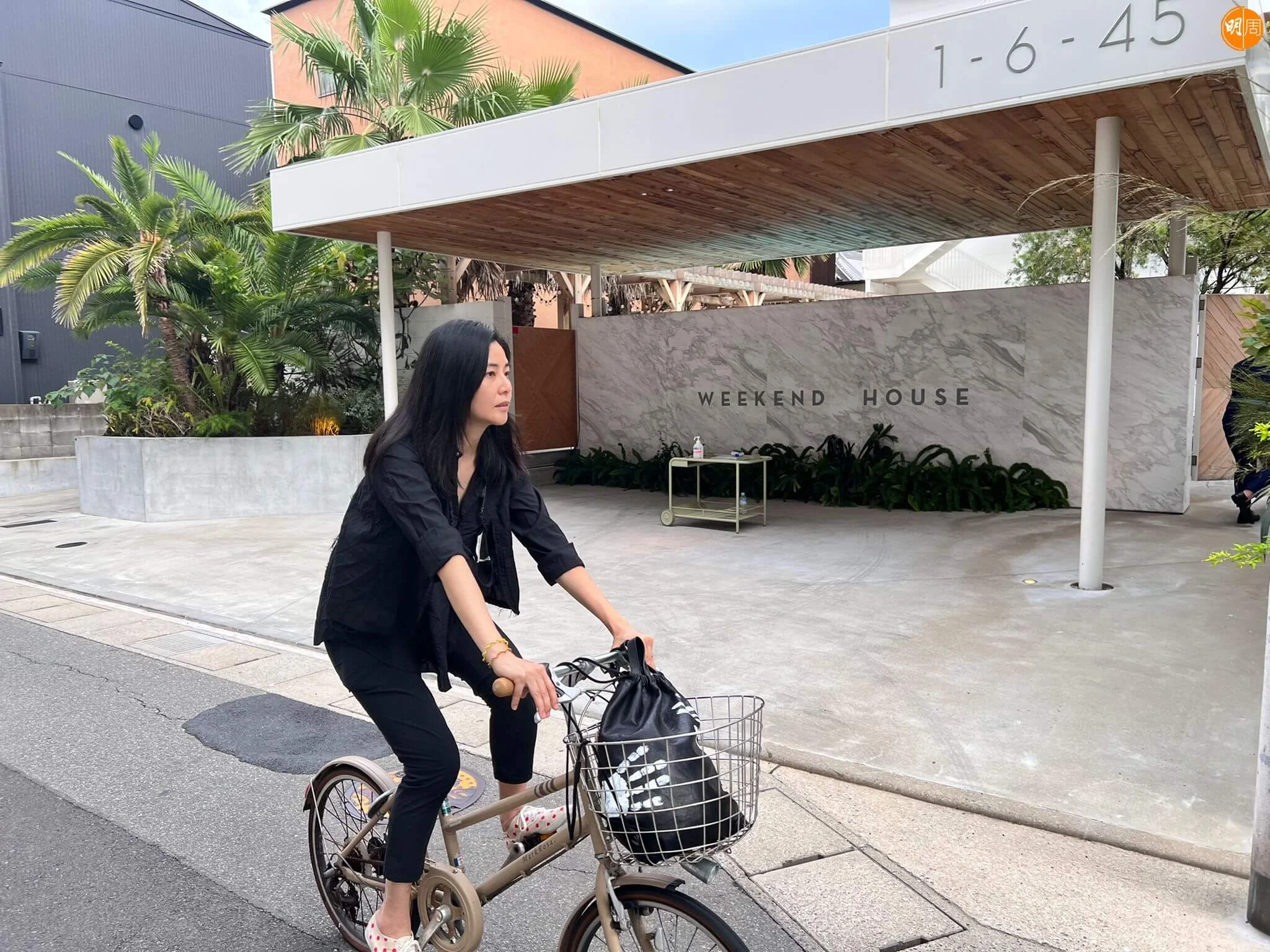 Yoyo表示在福岡的生活很簡單,每日都會以單車代步。