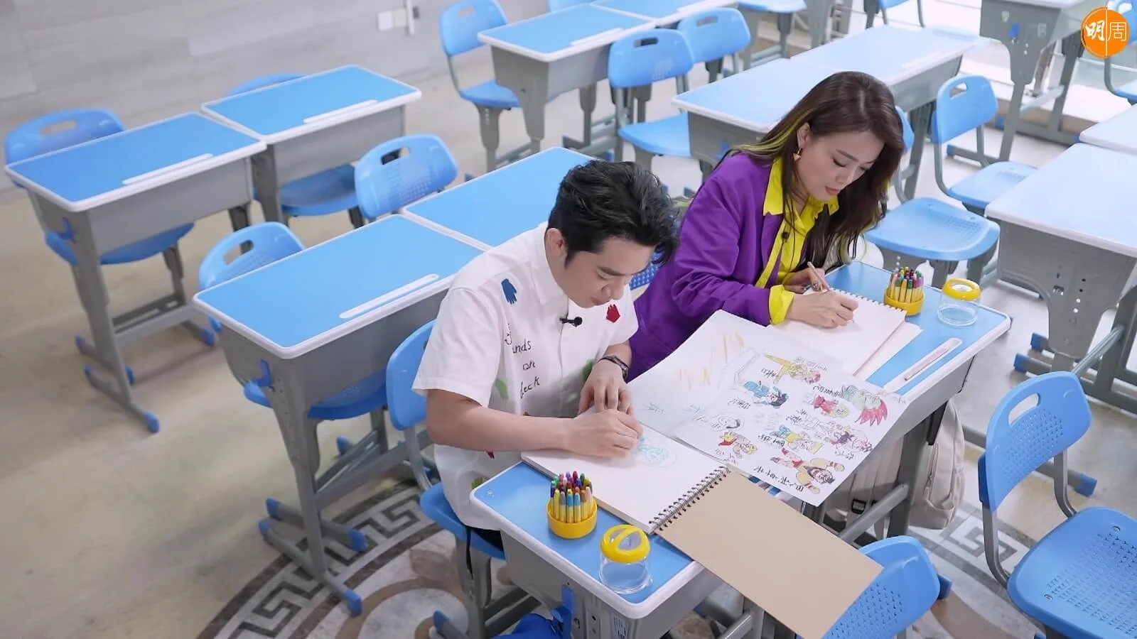 祖兒的死穴就是畫畫！