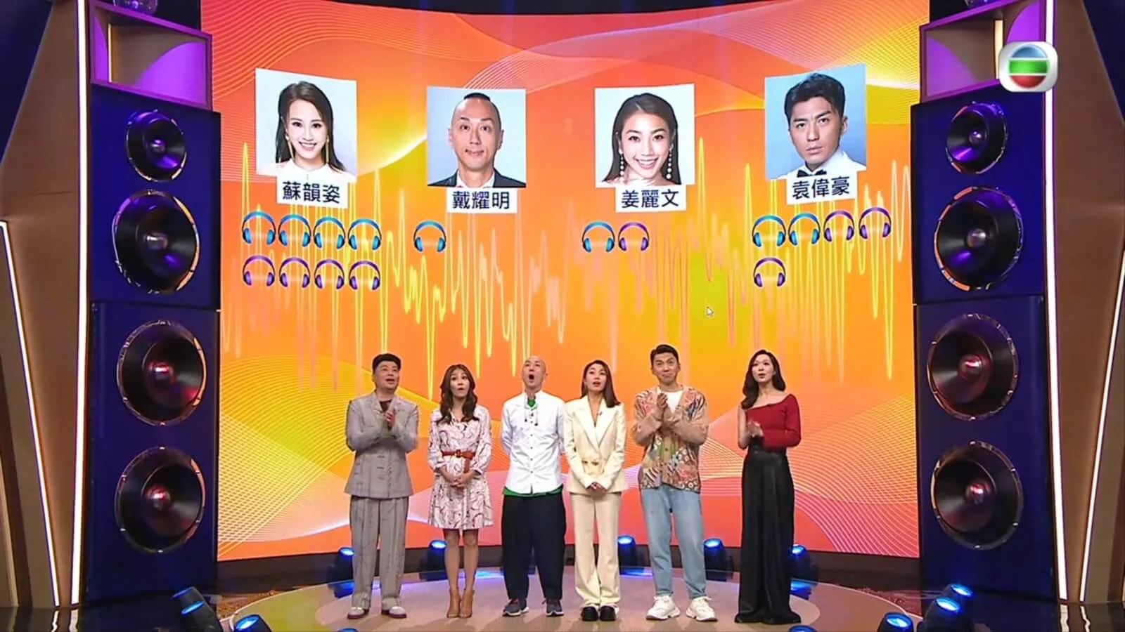 首兩集過後,4人分數差異頗大。